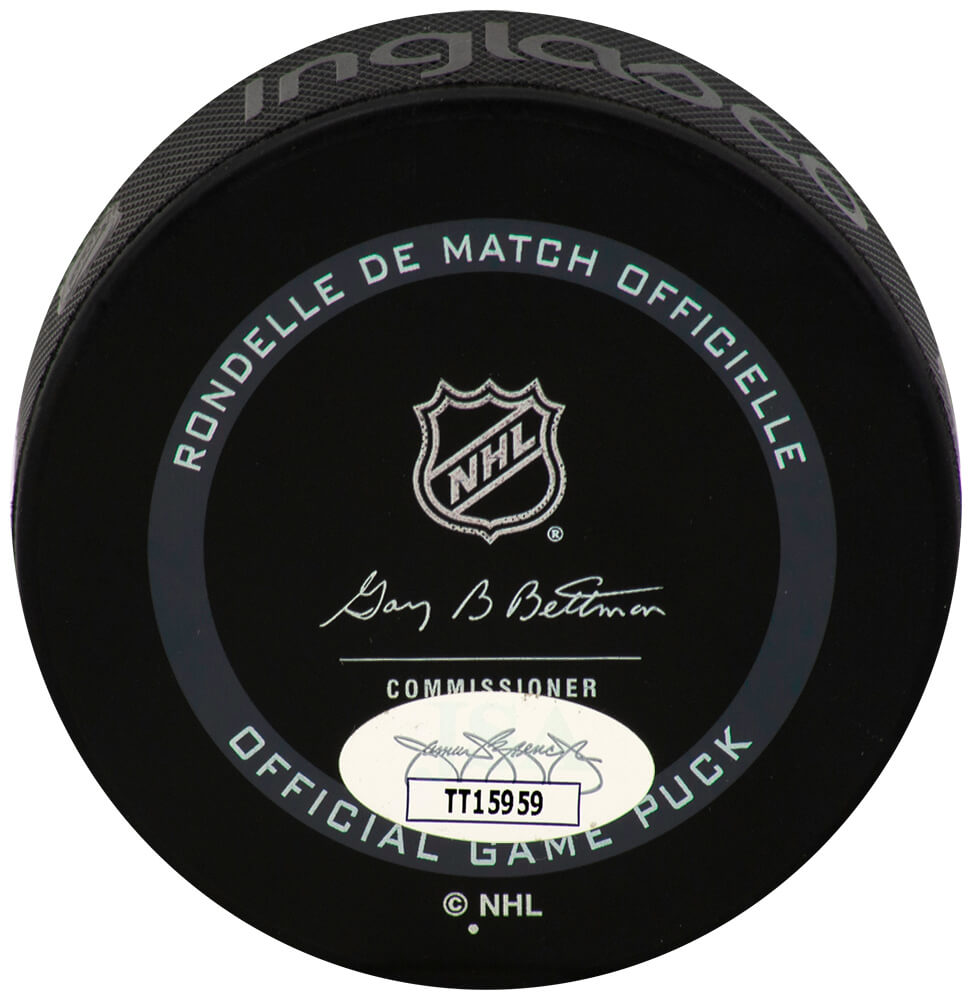 Wayne Gretzky Signed Edmonton Oilers Official Game Hockey Puck - (JSA COA)