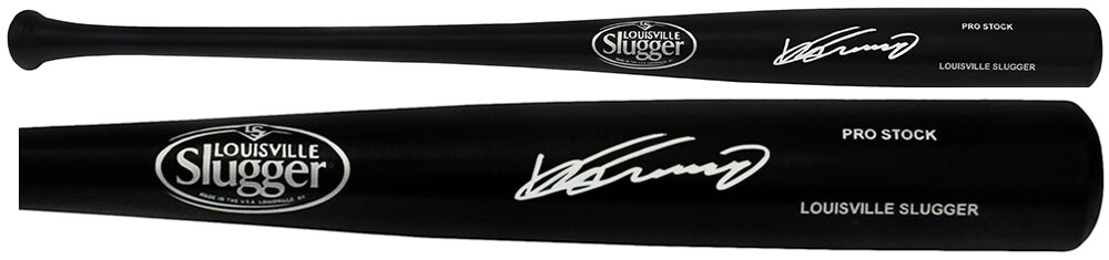 Vladimir Guerrero Sr. Signed Louisville Slugger Pro Stock Black Baseball Bat