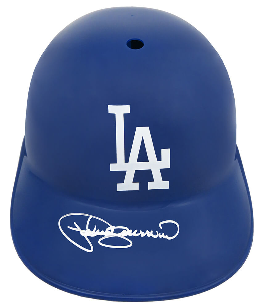 Pedro Guerrero Signed Los Angeles Dodgers Replica Souvenir Batting Helmet