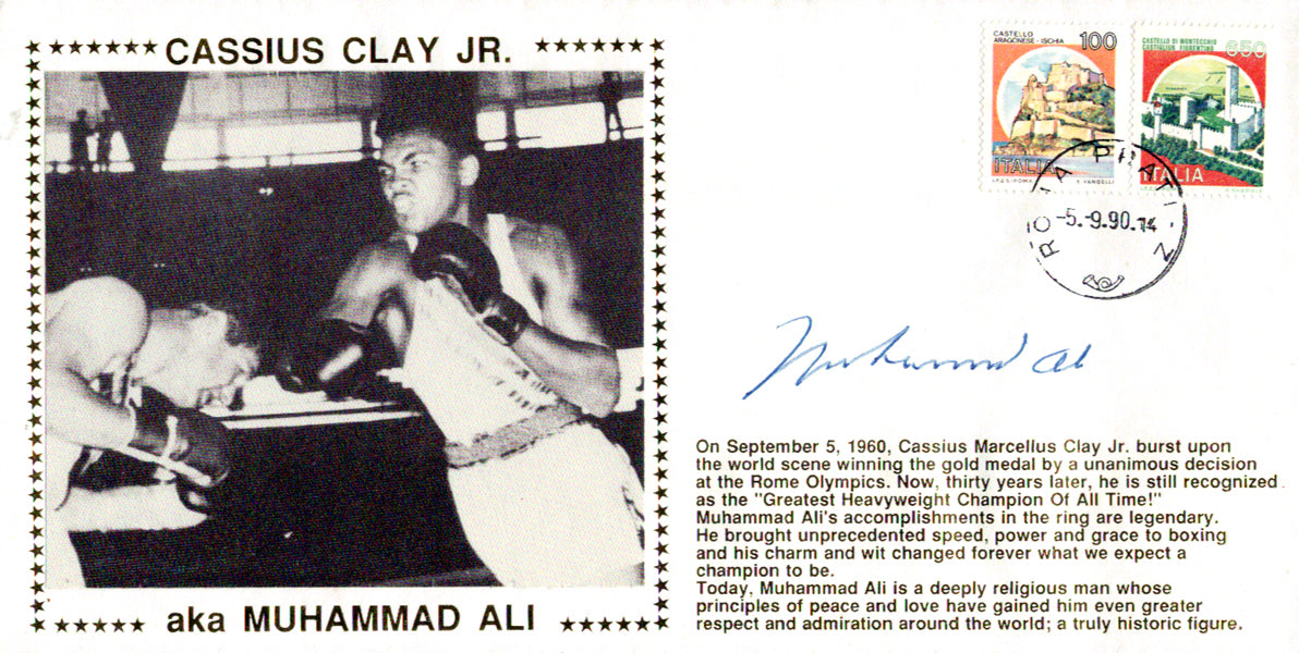 Muhammad Ali Autographed First Day Cover Vintage PSA/DNA #H47178