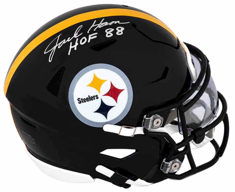 Jack Ham Signed Pittsburgh Steelers Riddell Mid-Size (MIDI) SpeedFlex Helmet w/HOF'88