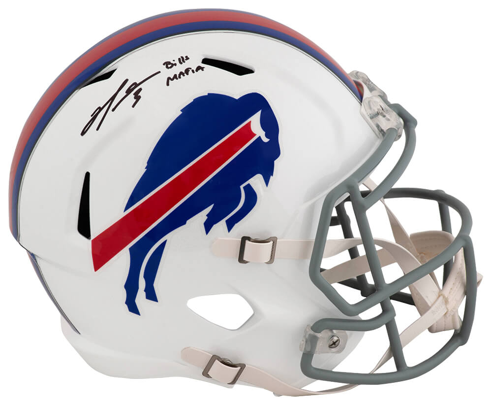 Damar Hamlin Signed Buffalo Bills Riddell Full Size Speed Replica Helmet w/Bills Mafia