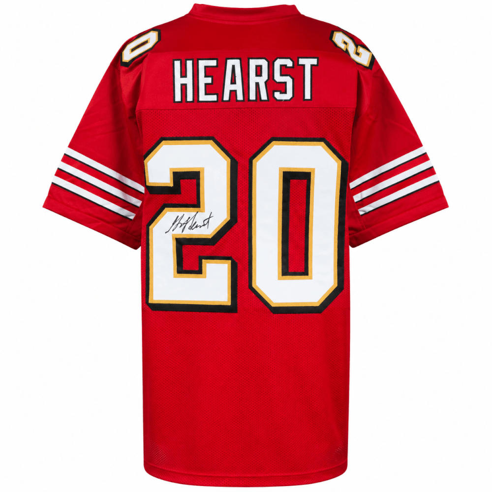 Garrison Hearst Signed Red Custom Football Jersey