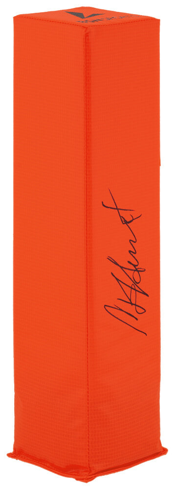 Garrison Hearst Signed BSN Orange Football Endzone Pylon