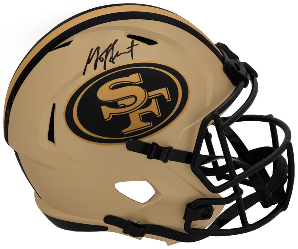 Garrison Hearst Signed San Francisco 49ers RAVE Riddell Full Size Speed Replica Helmet