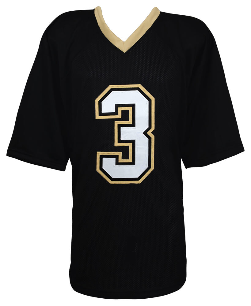 Bobby Hebert Signed Black Custom Football Jersey