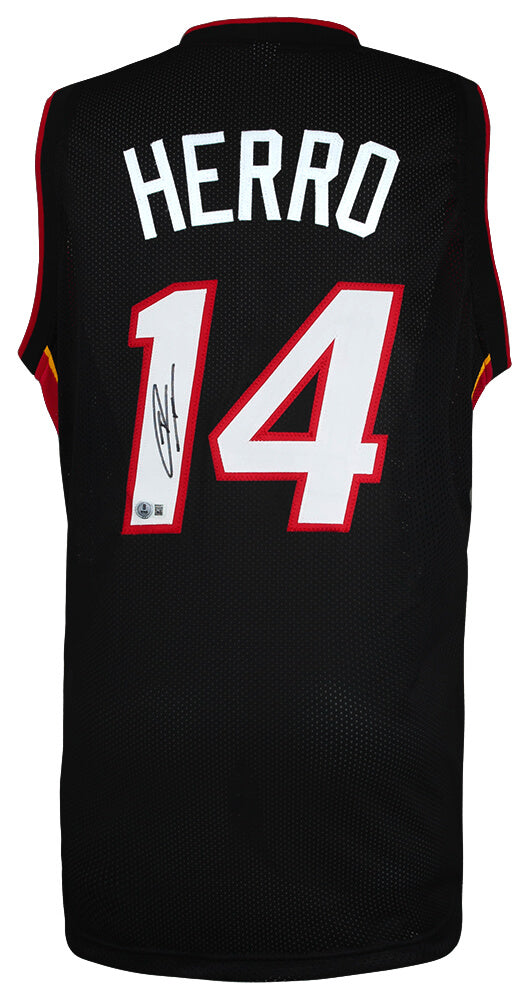 Tyler Herro Signed Black Custom Basketball Jersey - (Beckett)