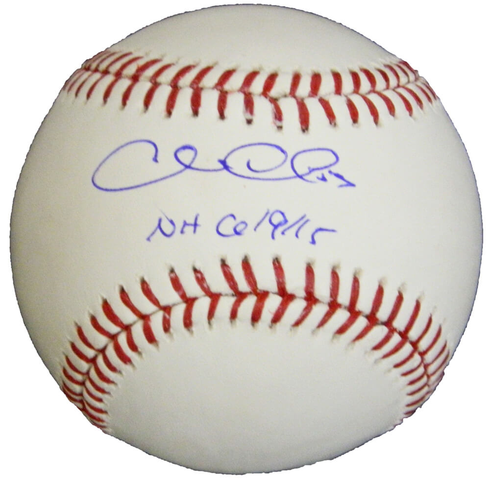 Chris Heston Signed Rawlings Official MLB Baseball w/NH 6-9-15
