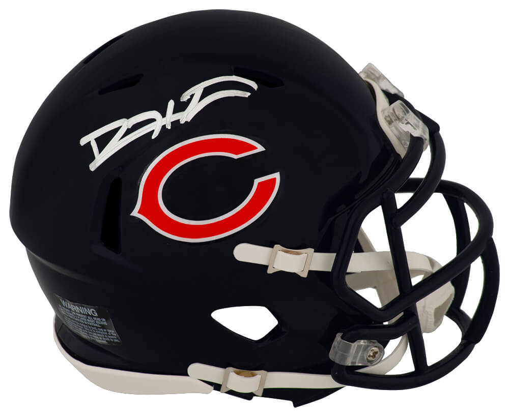 Devin Hester Signed Chicago Bears Riddell Speed Mini Helmet - (JSA)