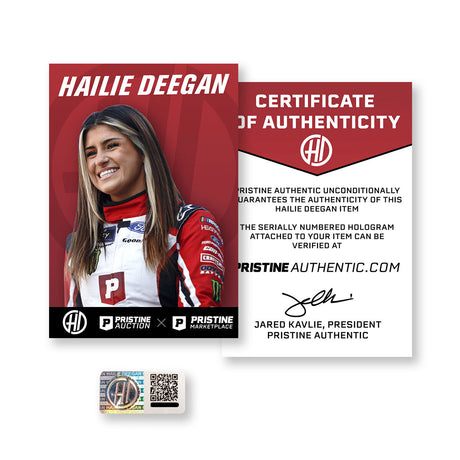 Hailie Deegan XFinity Debut Pristine Auction Signed 11x14 Photo (Deegan COA)