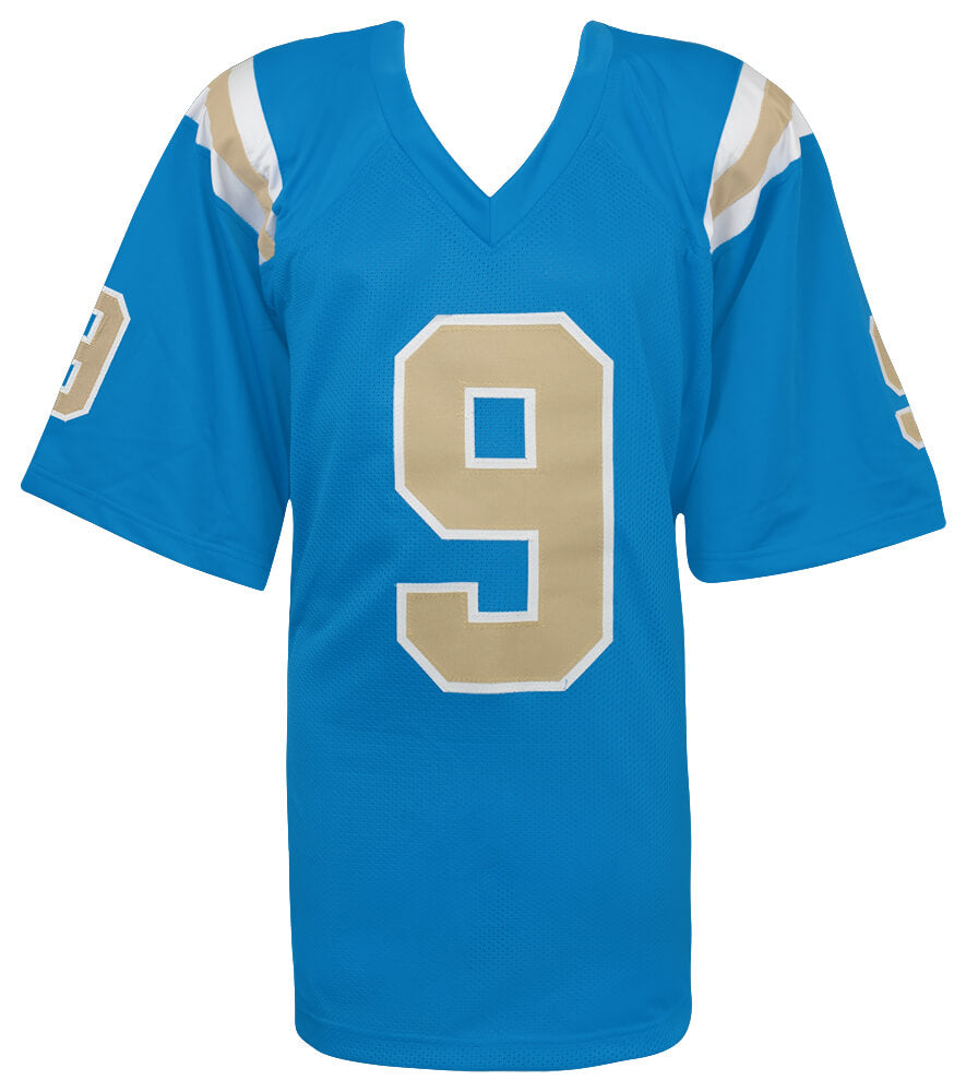 Nico Iamaleava Signed Blue Custom College Football Jersey