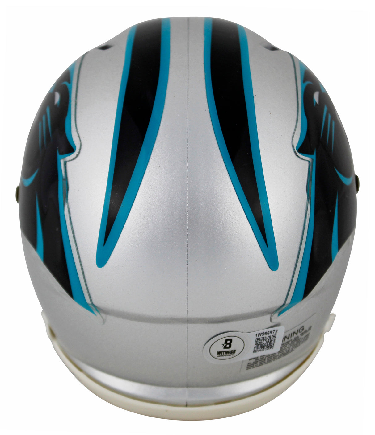 Panthers Xavier Legette Authentic Signed Speed Mini Helmet BAS Witnessed