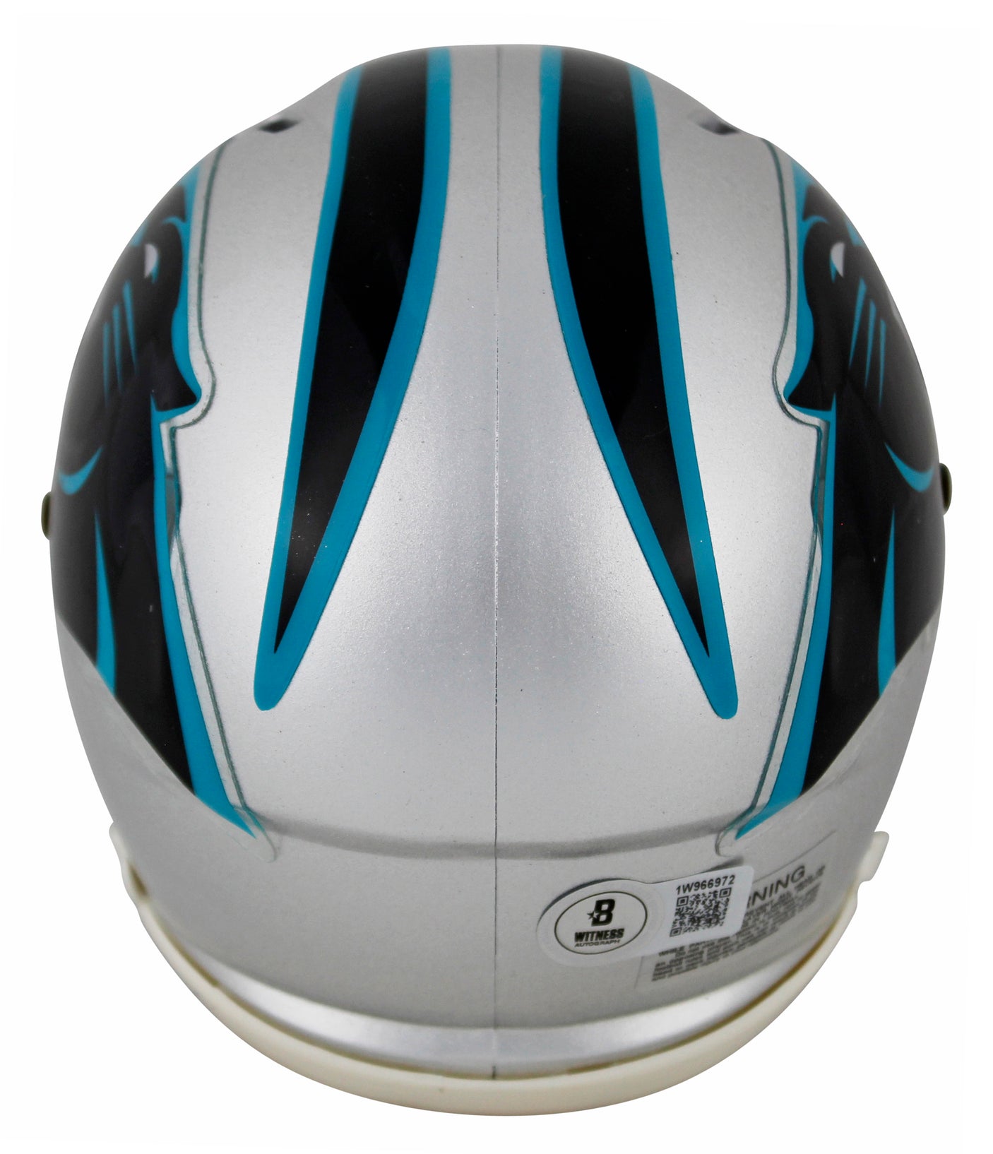 Panthers Xavier Legette Authentic Signed Speed Mini Helmet BAS Witnessed