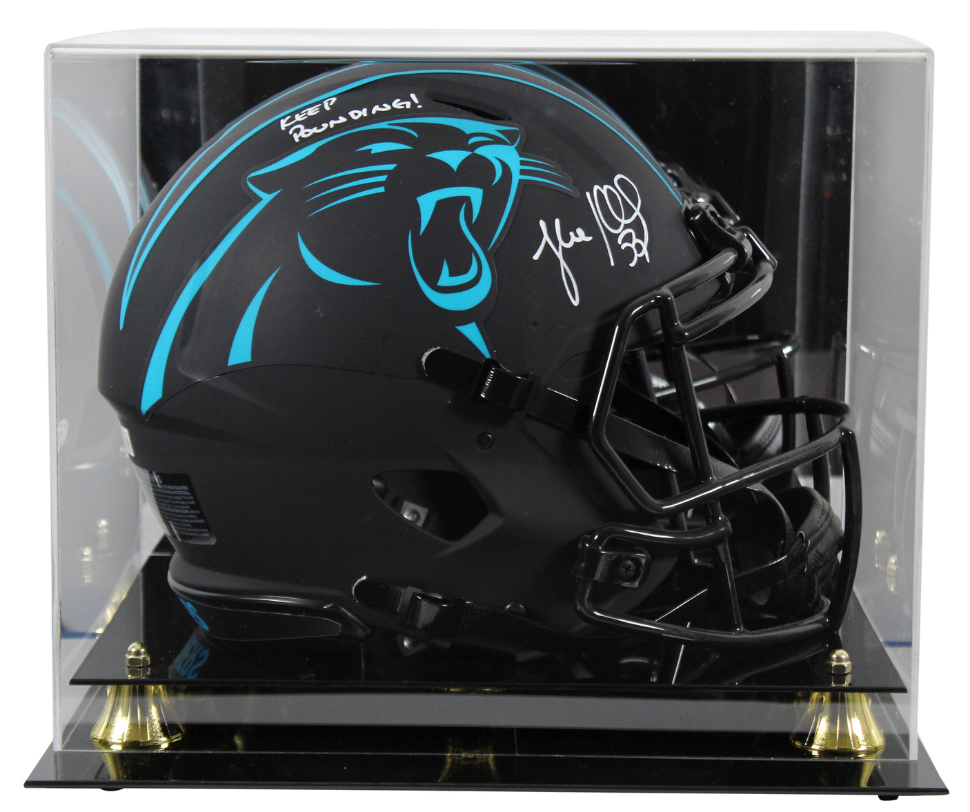 Panthers Luke Kuechly "KP" Signed Eclipse FS Speed Proline Helmet w/ Case BAS W