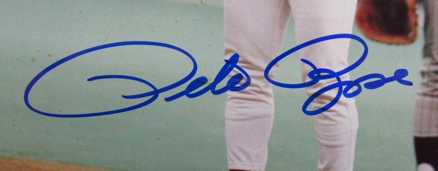 Pete Rose Signed Auto 8x10 Photo JSA CJ55948
