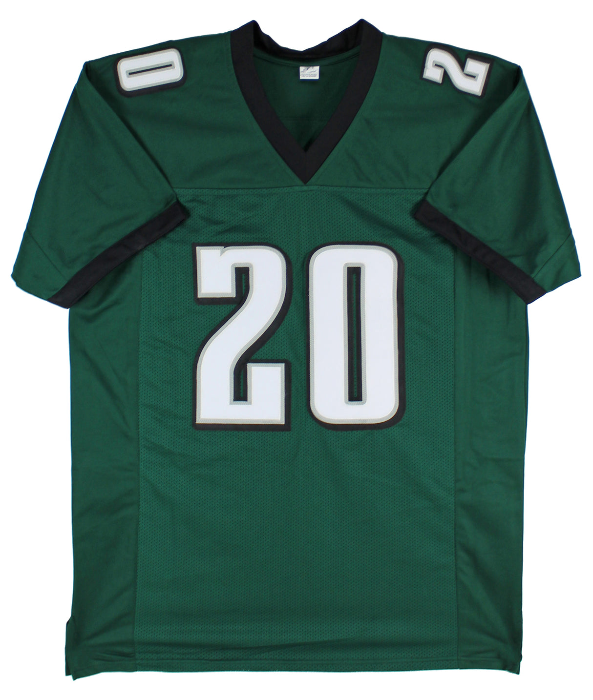 Brian Dawkins Authentic Signed Green Jersey Autographed BAS Witnessed