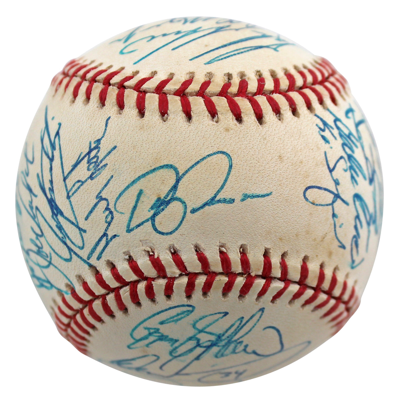 1997 Phillies (28) Daulton, Jefferies Morandini Signed Onl Baseball BAS #AC01899