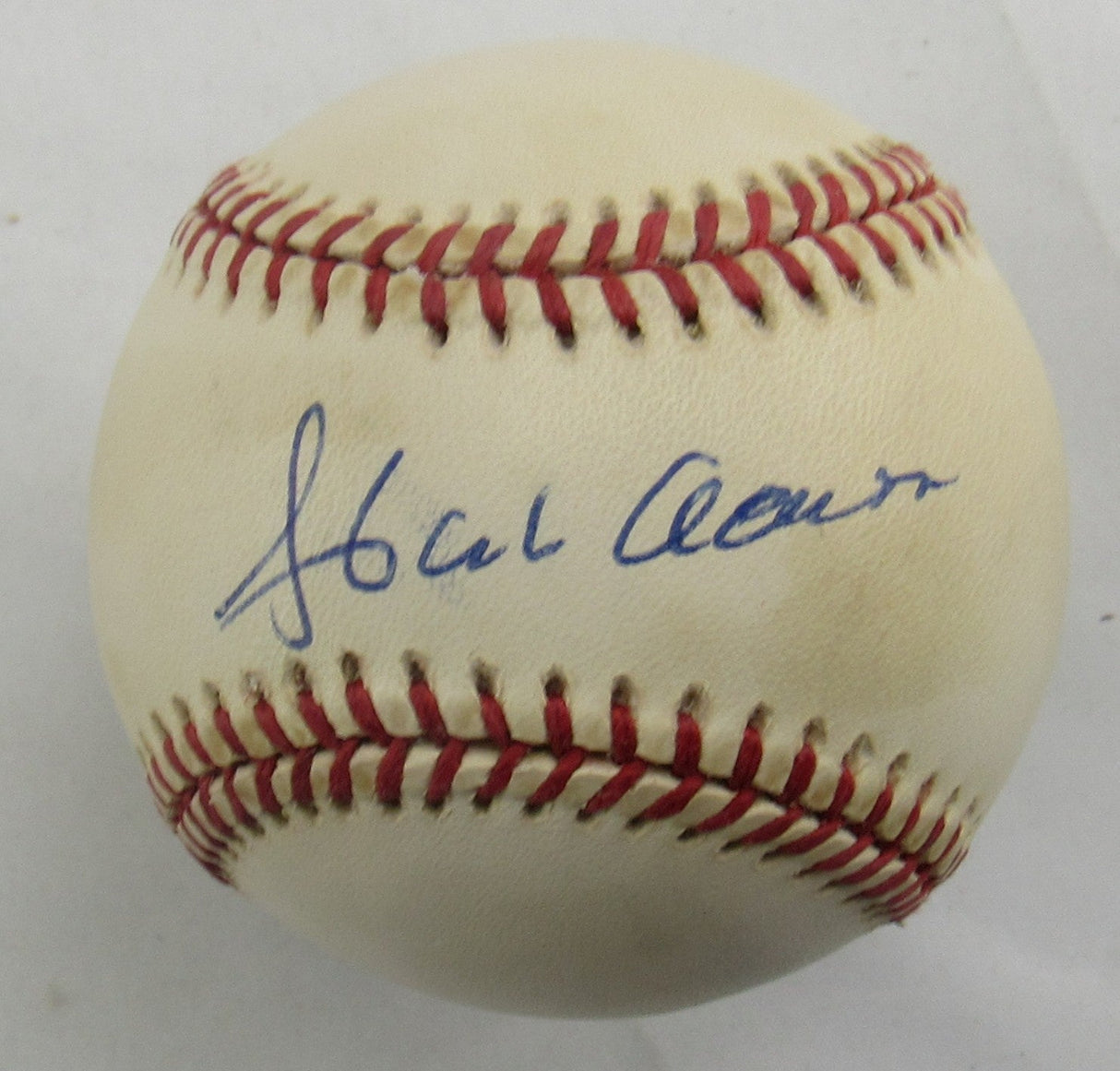 Hank Aaron Signed Auto Rawlings Baseball JSA LOA ZZ77770