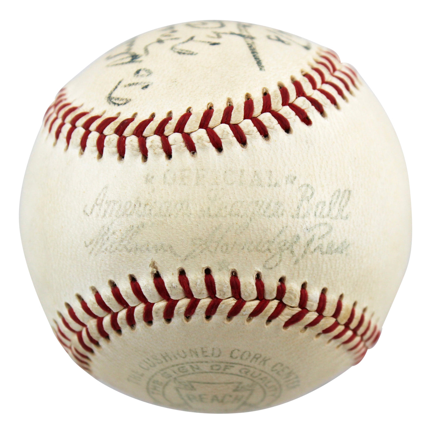 Tigers Ty Cobb To Shirley From 8/8/57 Authentic Signed Oal Baseball JSA #XX00562