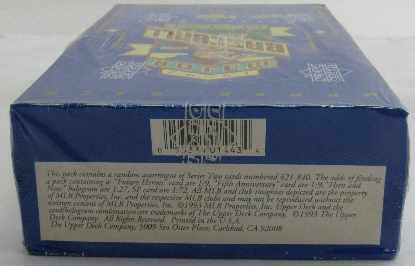 1993 Upper Deck Series Two Baseball Wax Box - Derek Jeter RC!