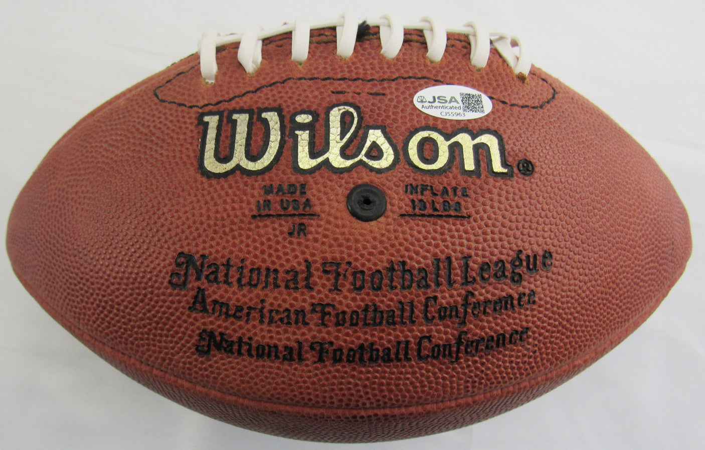 Gale Sayers Signed Auto Football JSA CJ55963