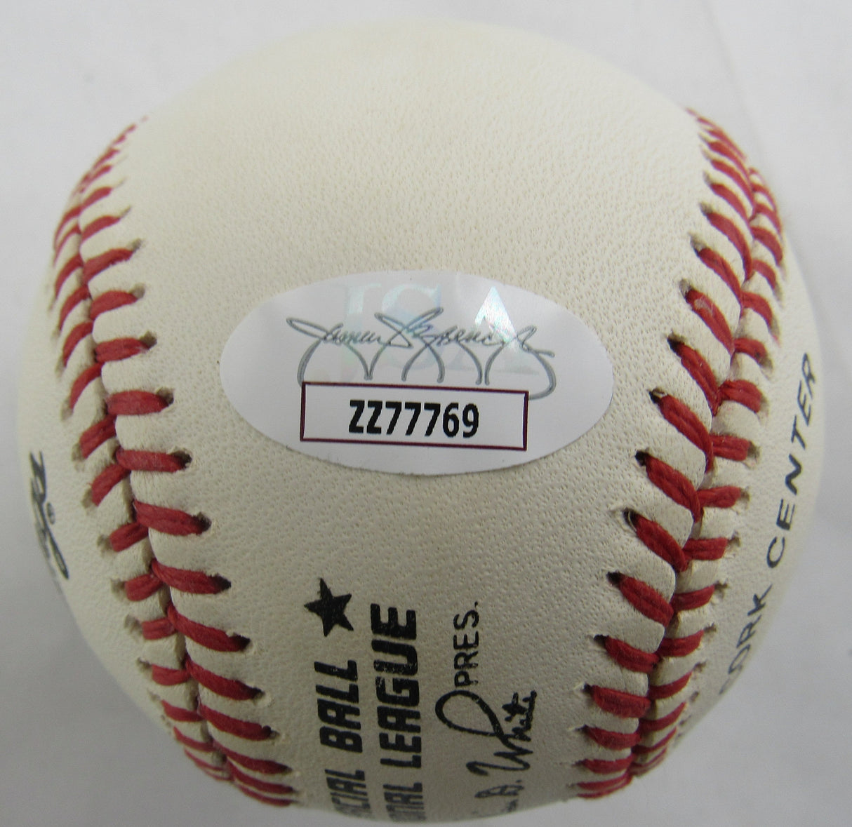 Hank Aaron Signed Auto Rawlings Baseball JSA LOA ZZ77769