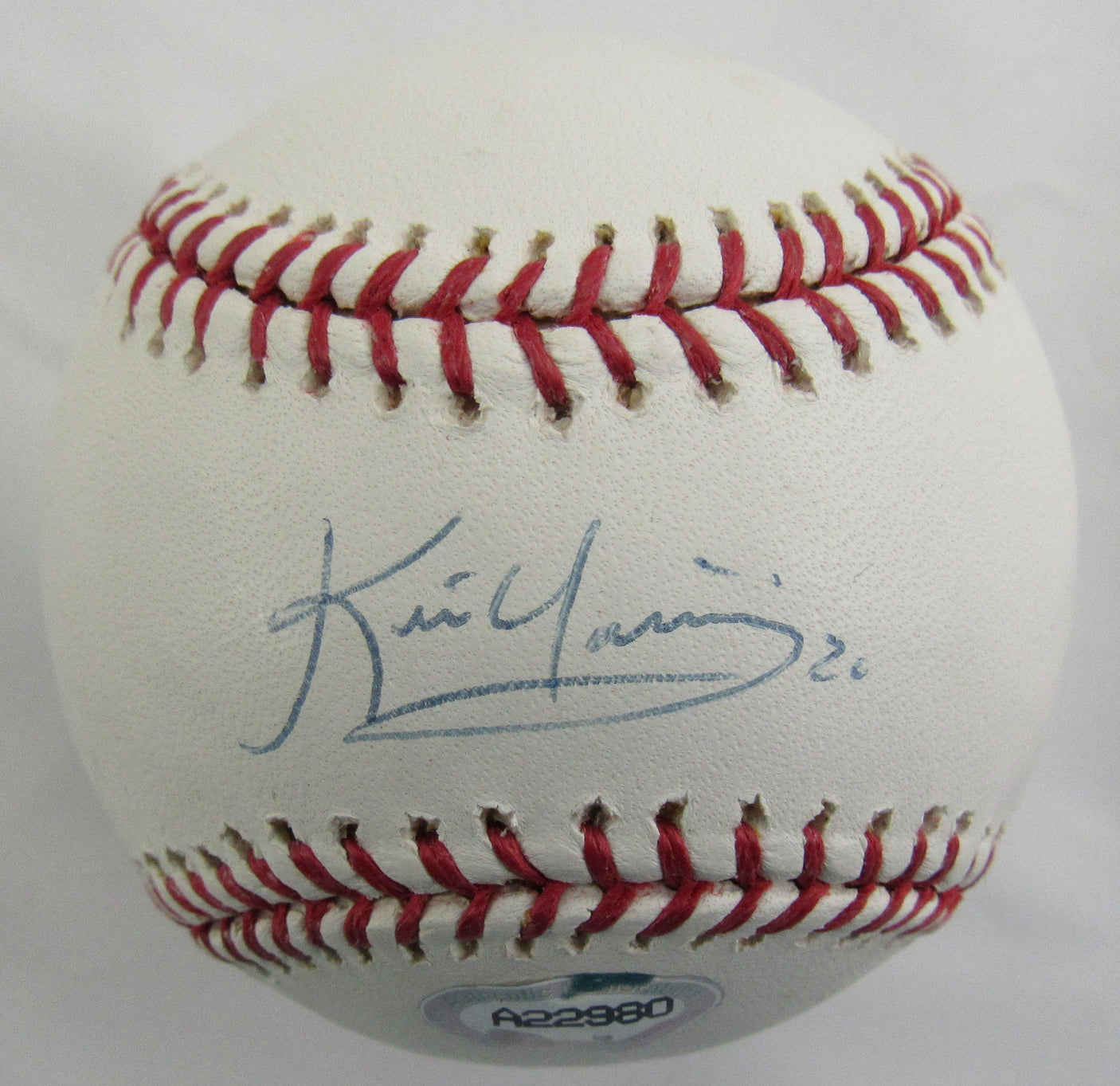 Kevin Youkilis Signed Auto Rawlings Baseball JSA CJ55880
