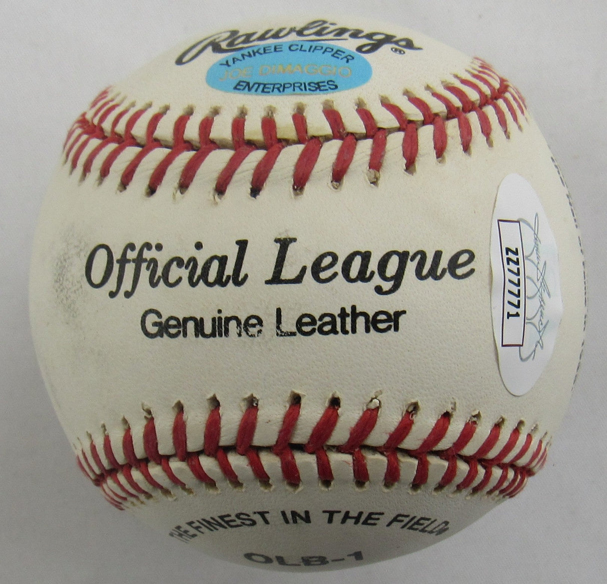 Joe DiMaggio Signed Auto Rawlings Baseball w/ Yankee Clipper Insc JSA LOA ZZ77771