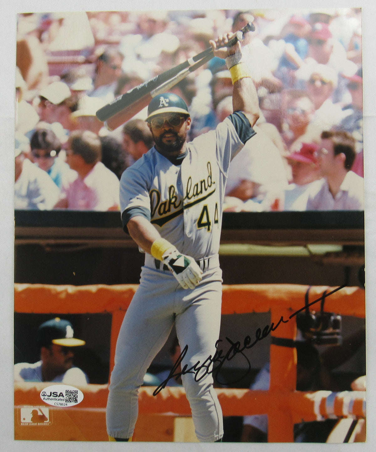 Reggie Jackson Signed 8x10 Photo JSA CS78624
