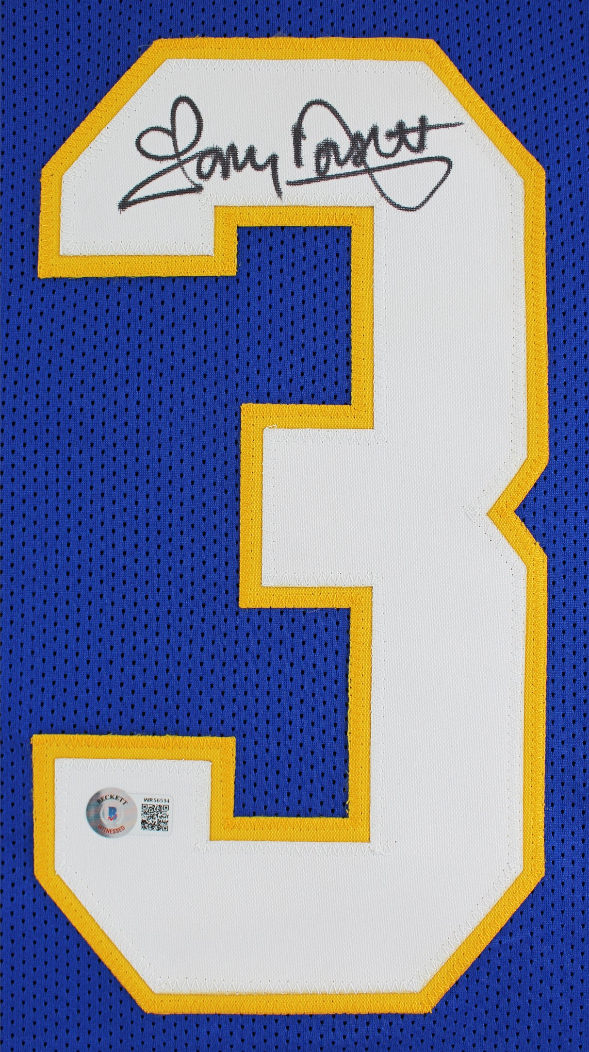 Pittsburgh Tony Dorsett Authentic Signed Blue Pro Style Jersey BAS Witnessed