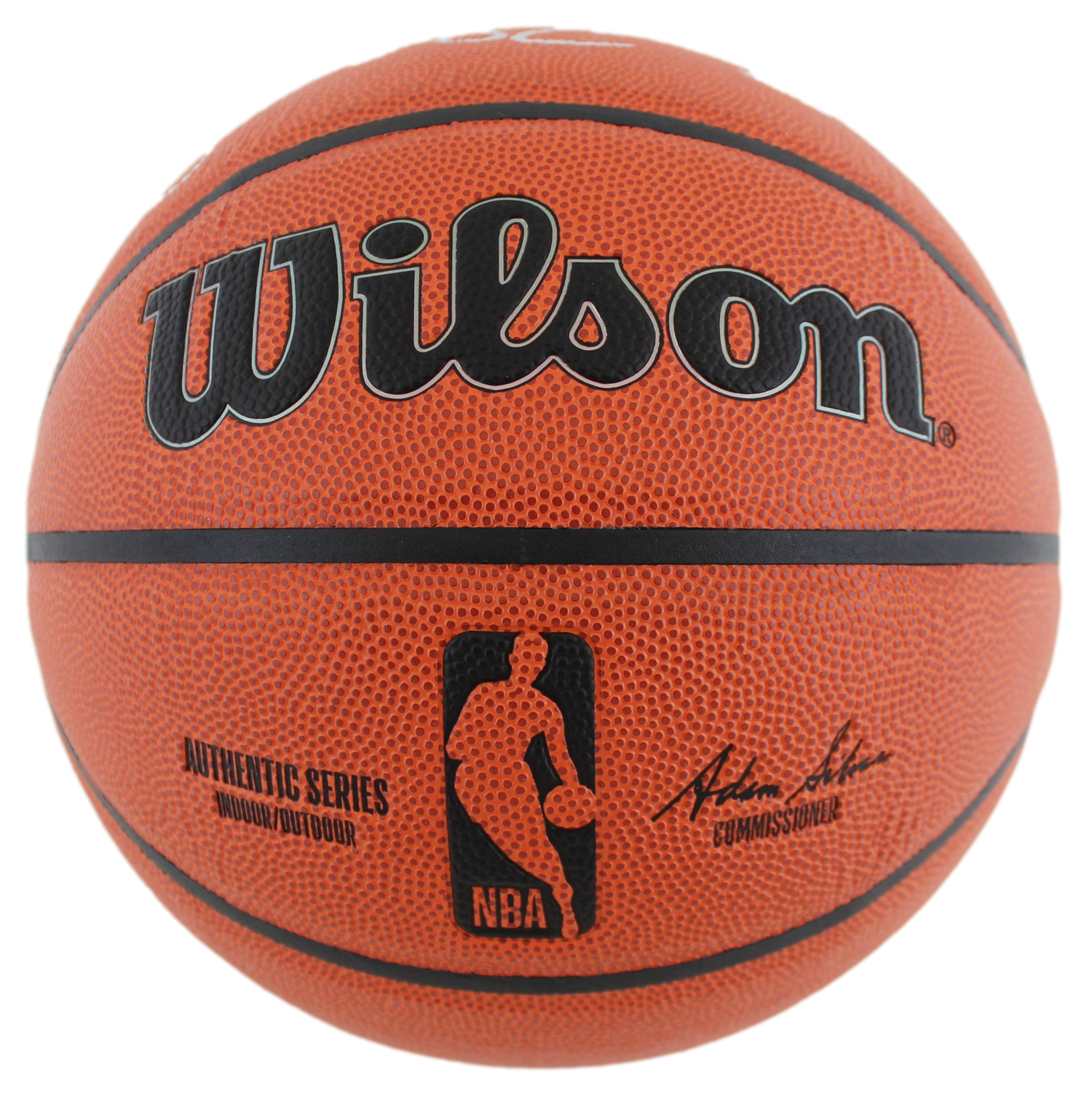 Larry Bird & Julius "Dr. J." Erving Authentic Signed Wilson Basketball BAS Wit