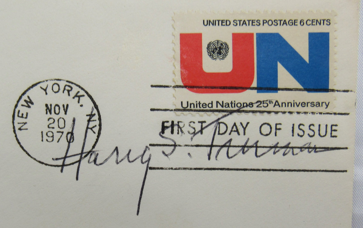 Harry Truman Signed Auto Envelope JSA LOA Z19851