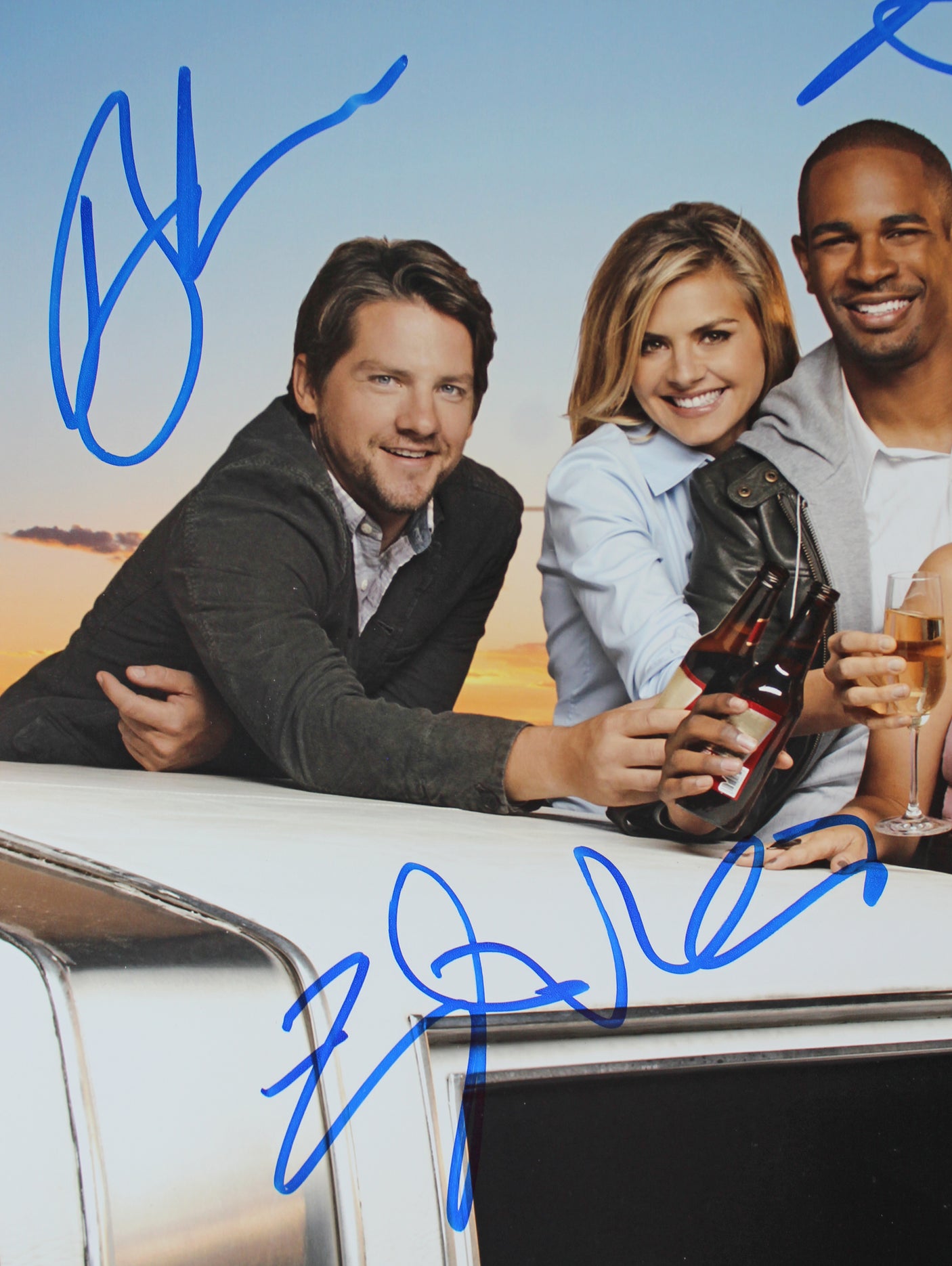 Happy Endings (5) Knighton, Pally, Wayans, Wilson & Coupe Signed 12x18 Photo BAS
