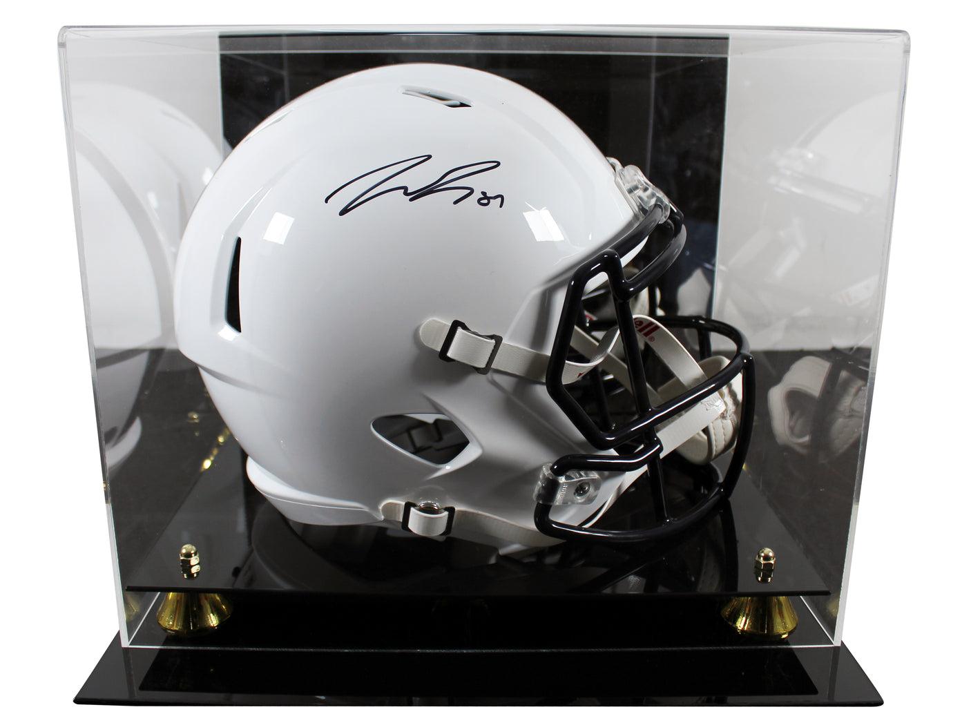 Penn State Pat Freiermuth Signed Full Size Speed Rep Helmet W/ Case BAS Witness