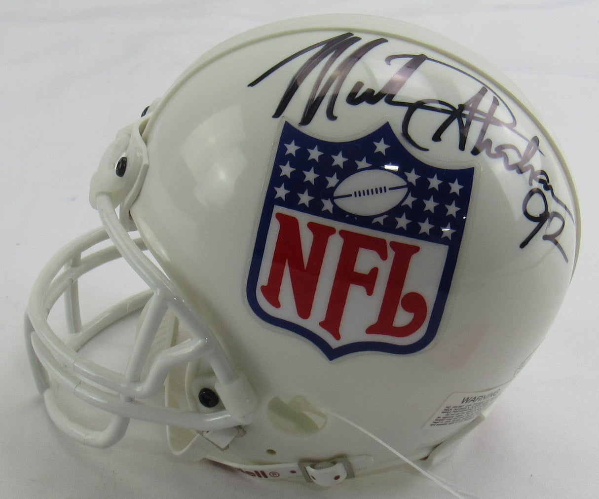 Michael Strahan Signed NFL Mini Helmet JSA CS78698