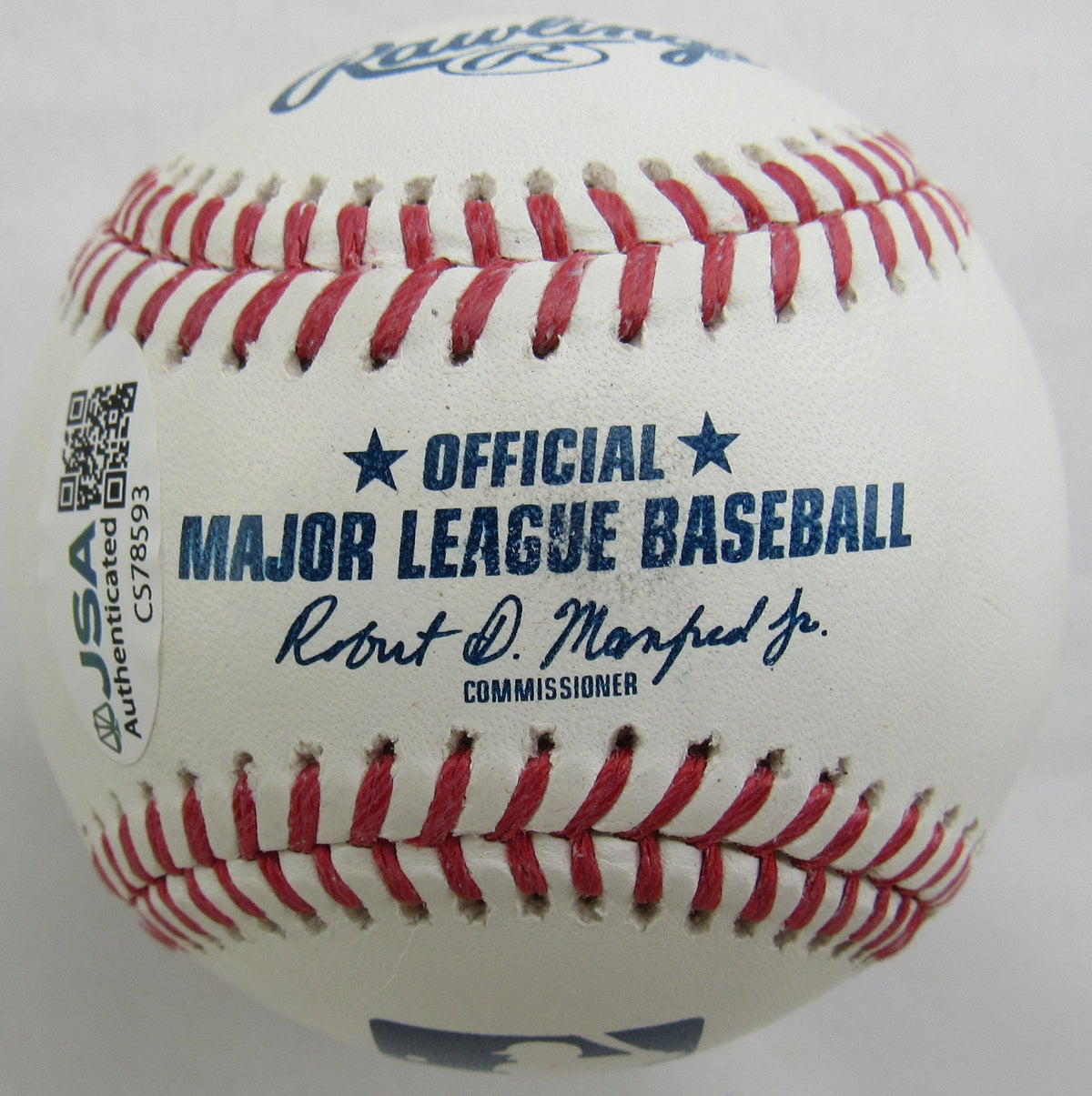 Ben Rice Signed Rawlings Baseball JSA CS78593