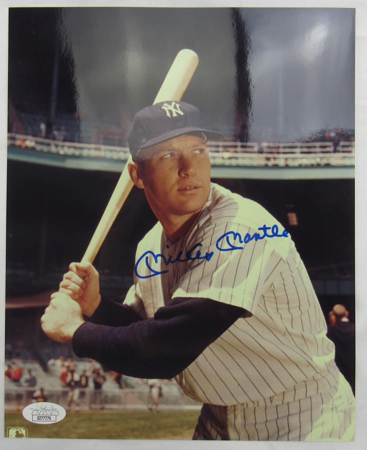 Mickey Mantle Signed Auto 8x10 Photo JSA LOA ZZ77776