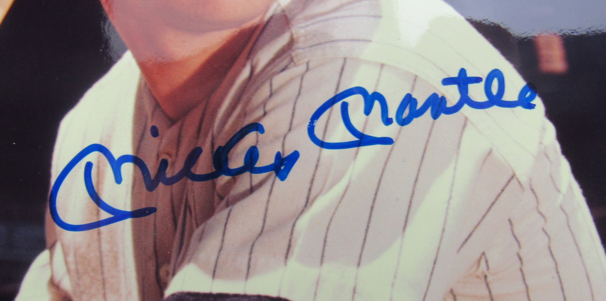 Mickey Mantle Signed Auto 8x10 Photo JSA LOA ZZ77776