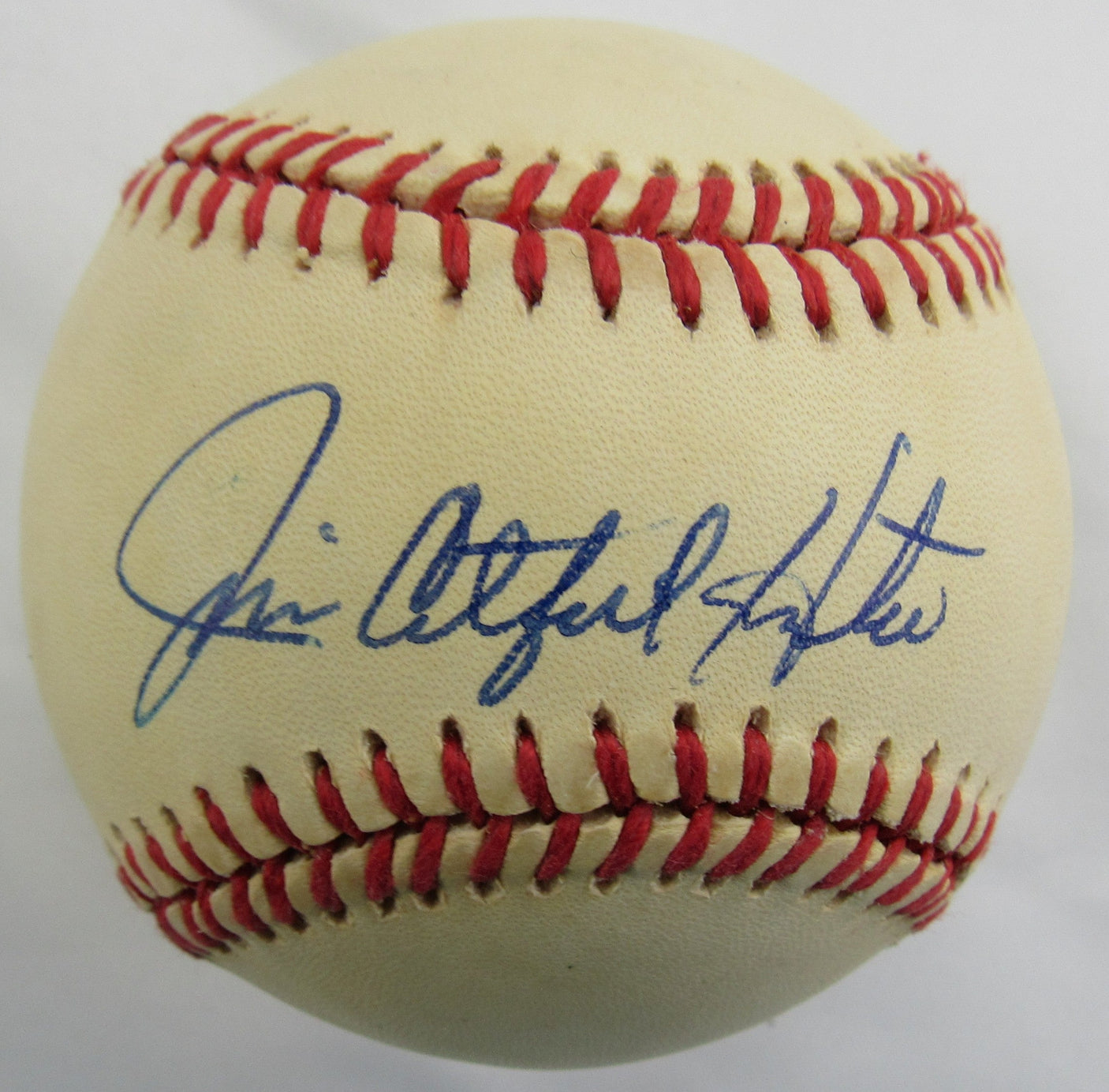 Jim Catfish Hunter Signed Auto Rawlings Baseball JSA CJ55938