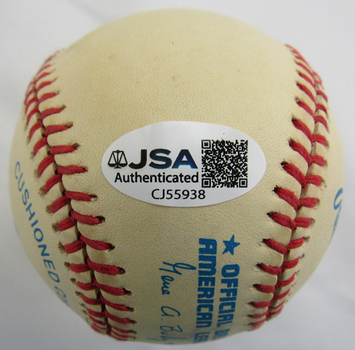 Jim Catfish Hunter Signed Auto Rawlings Baseball JSA CJ55938