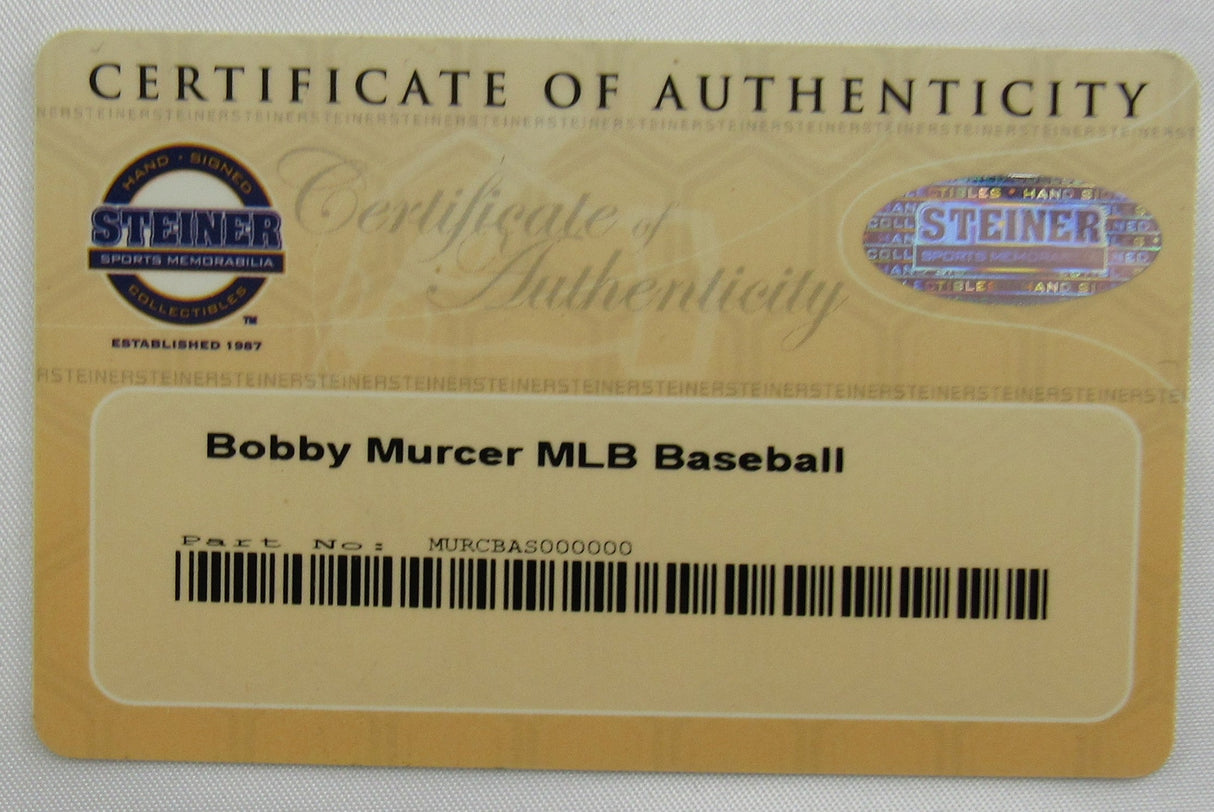 Bobby Murcer Signed Rawlings Baseball Steiner COA