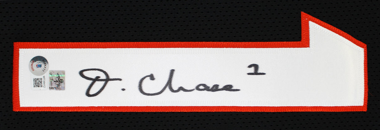 Ja'Marr Chase Authentic Signed Black Pro Style Framed Jersey BAS Witnessed