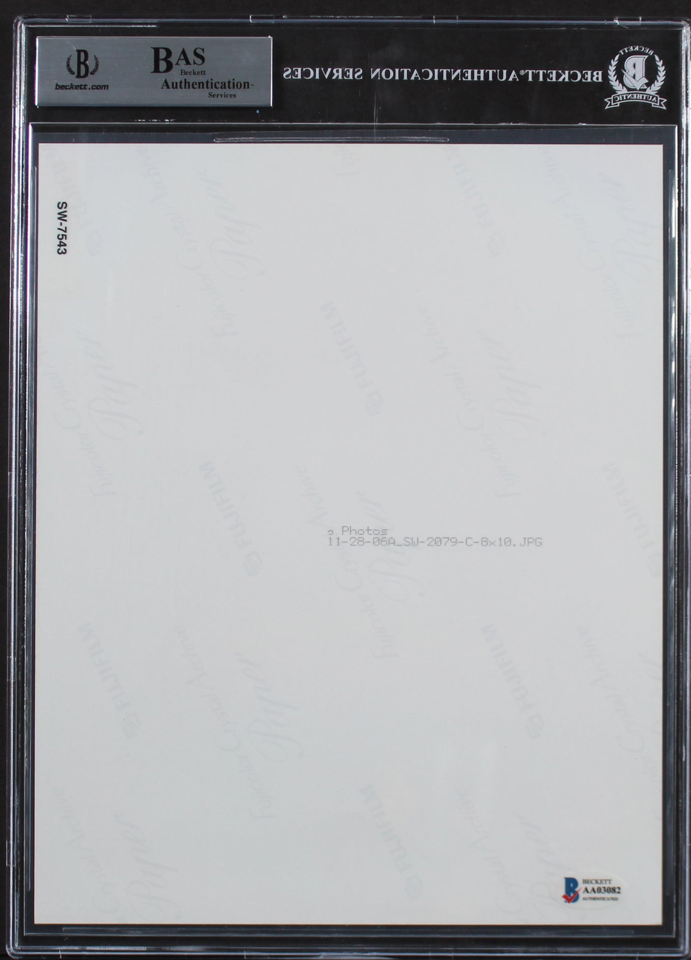 Mark Hamill Star Wars The Empire Strikes Back Signed 8x10 Photo BAS Slabbed 1