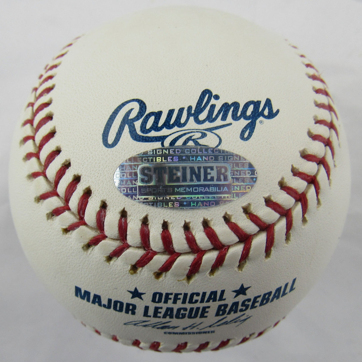 Bob Feller Signed Auto Rawlings Baseball Steiner Hologram