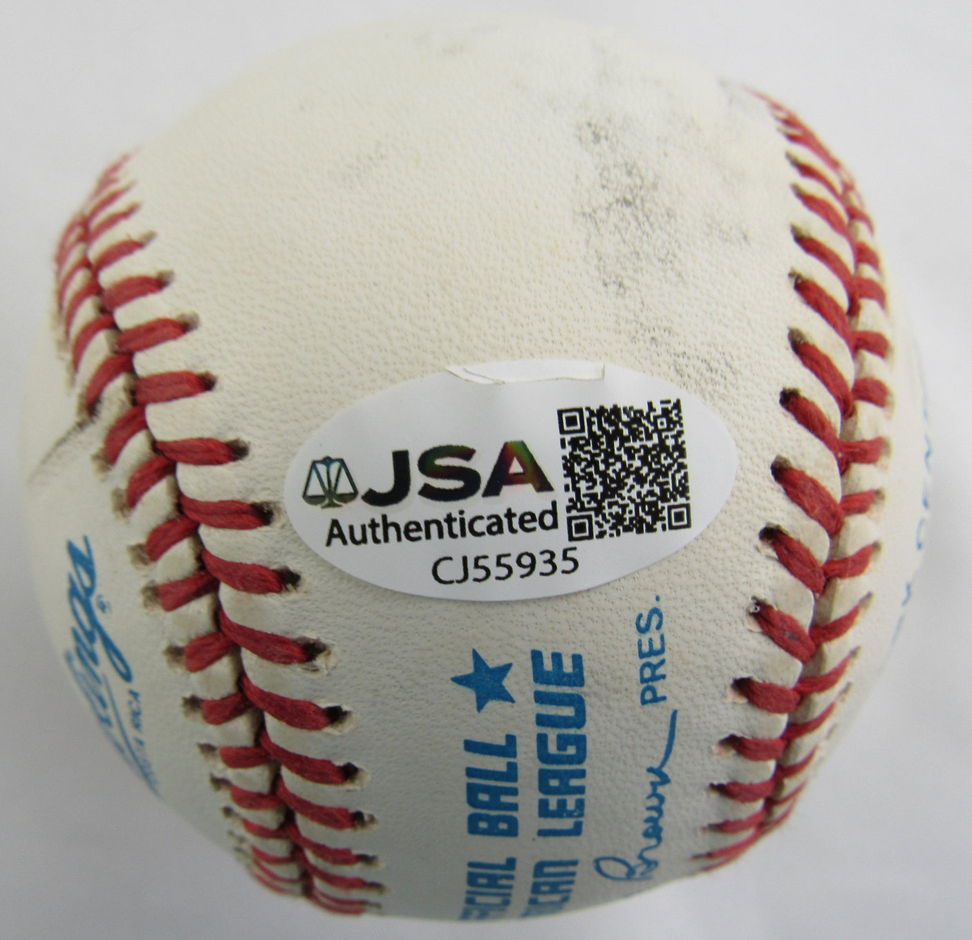 Reggie Jackson Signed Auto Rawlings Baseball JSA CJ55935