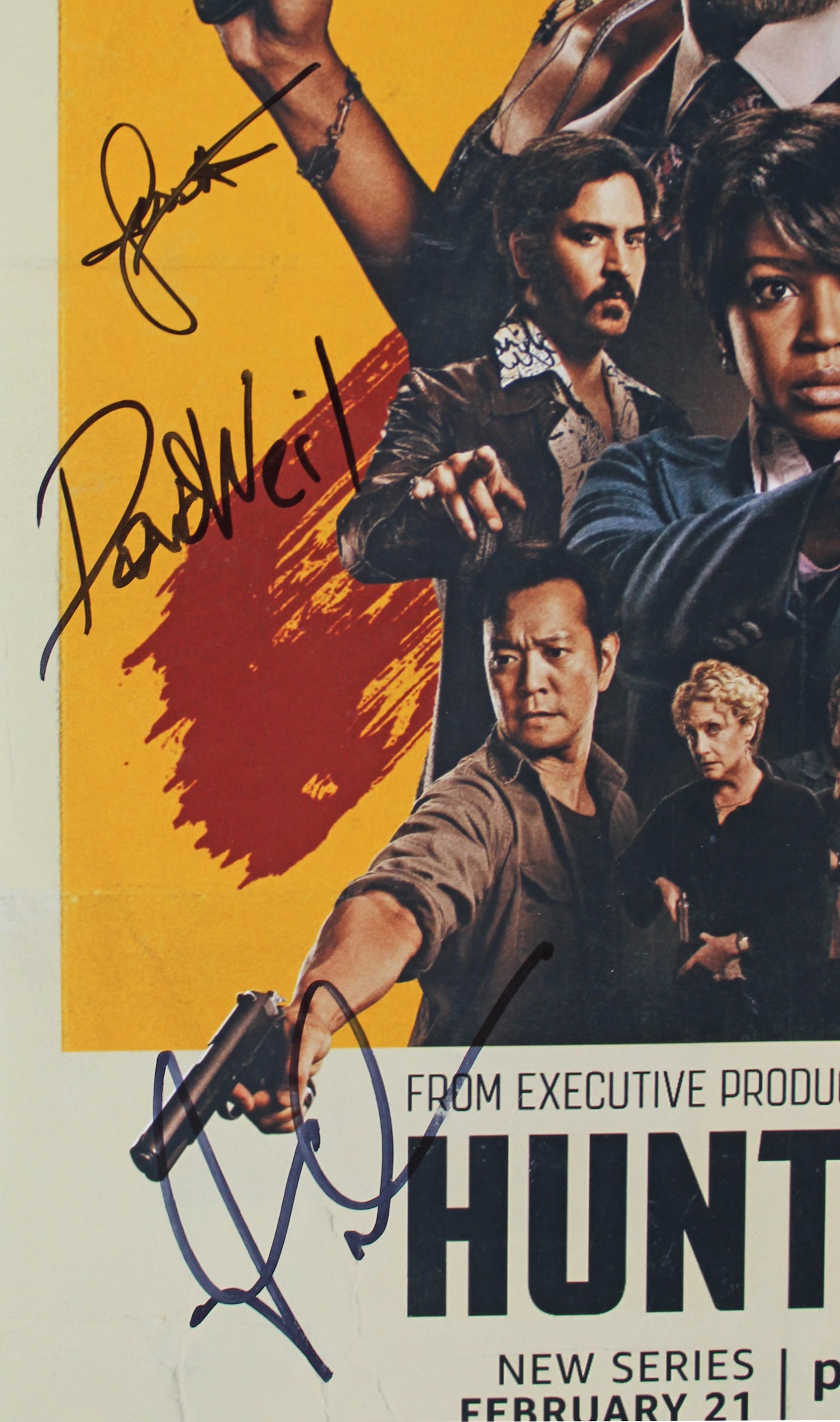 The Hunters (6) Pacino, Lerman, Hinton, Olin +2 Signed 12x18 Photo BAS #A57897