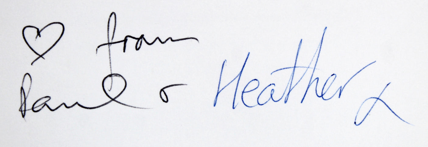 Paul McCartney & Heather Mills Authentic Signed Greeting Card BAS #AB76499