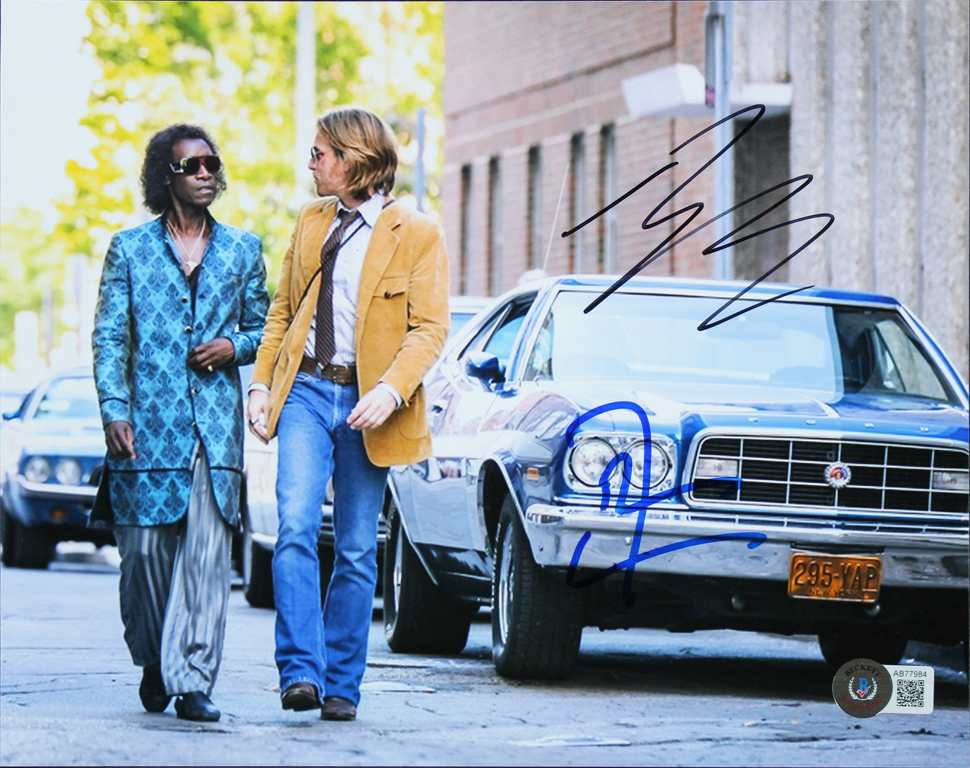 Ewan McGregor & Don Cheadle Miles Ahead Authentic Signed 8x10 Photo BAS #AB77984