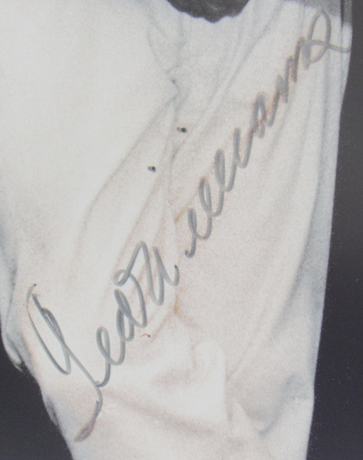 Ted Williams Mickey Mantle Signed Framed Photo Upper Deck Holo No COA Card
