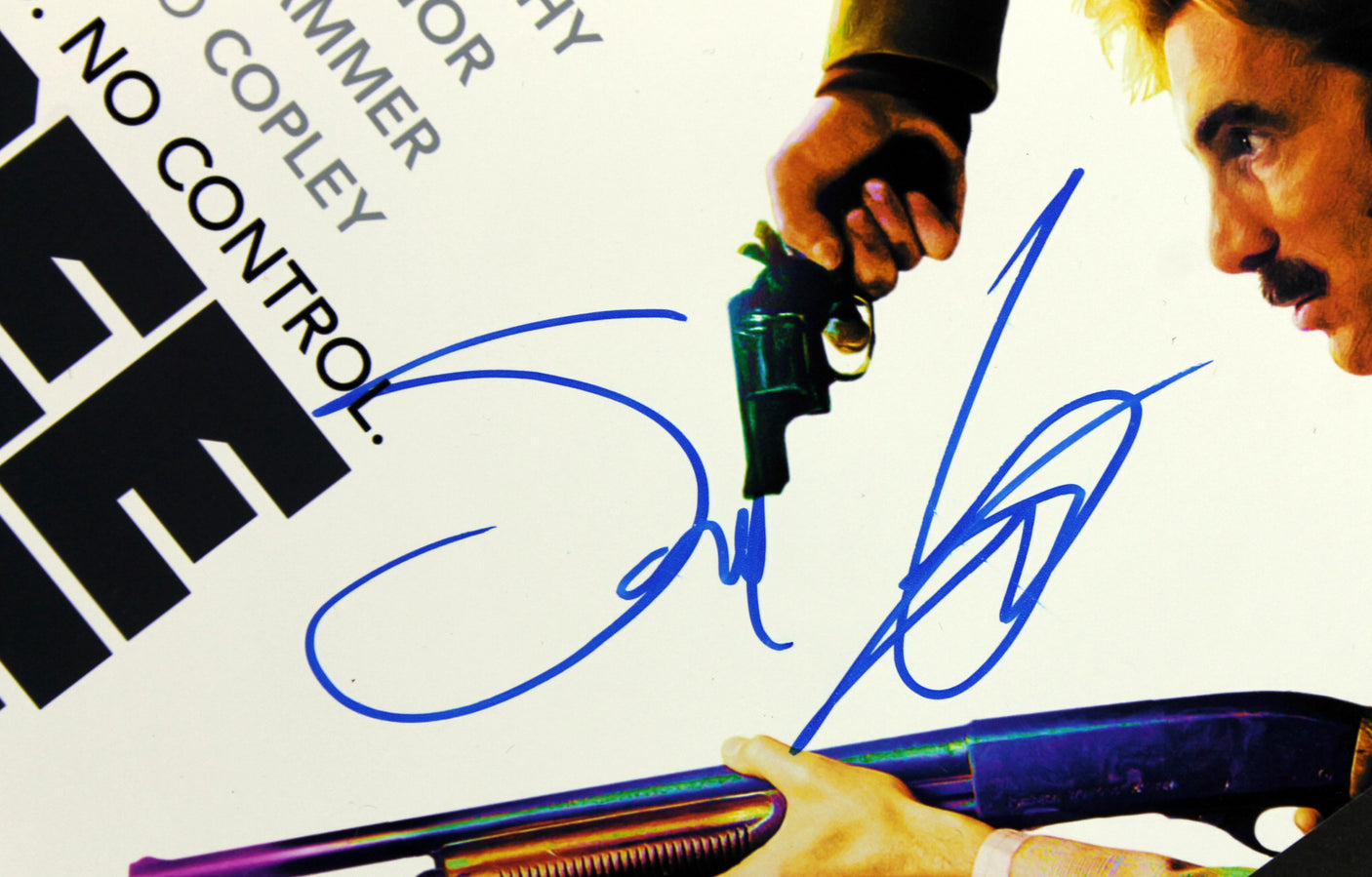 Free Fire (4) Hammer, Copley +2 Signed 12x18 Mini Movie Poster BAS #A85195